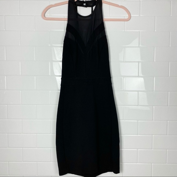 Dynamite Dresses & Skirts - DYNAMITE Mesh Halter Tight Mini Dress